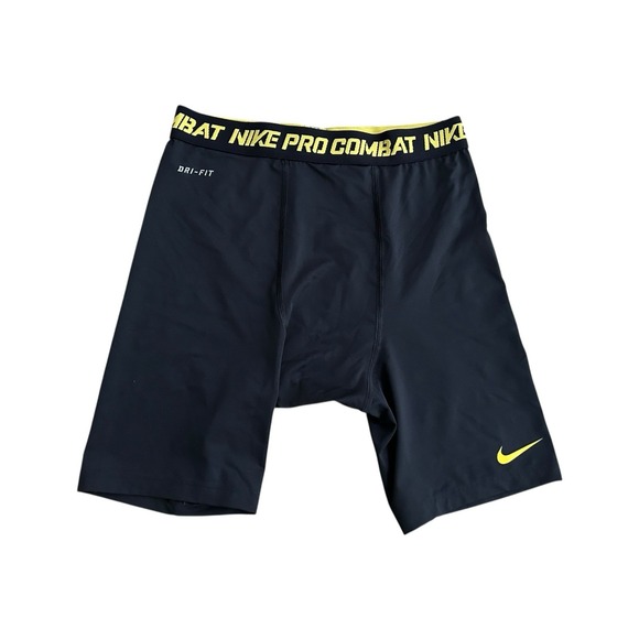 Nike Pro Boys Compression Shorts Youth XL Black Base Layer - Picture 1 of 8